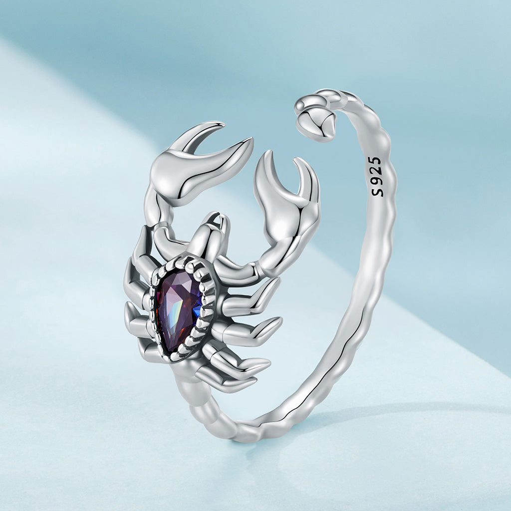 Gnoce Vintage Scorpion Open Ring_2