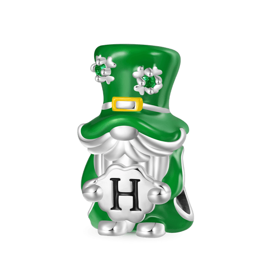 Gnoce St. Patrick's Day Engravable Gnome Charm_1