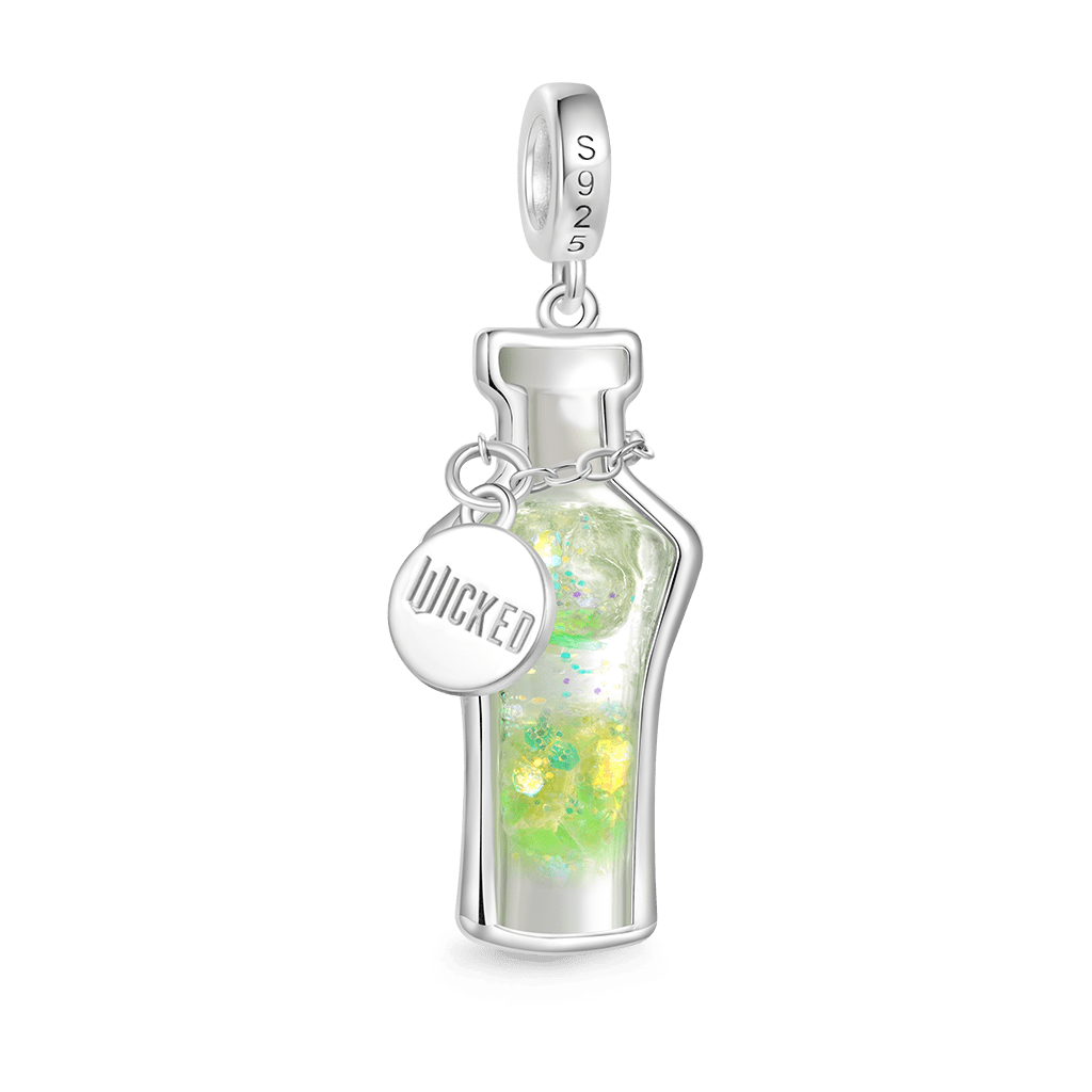 Gnoce Wicked Elphaba Glow-in-the-Dark Potion Pendant Dangle Charm_3