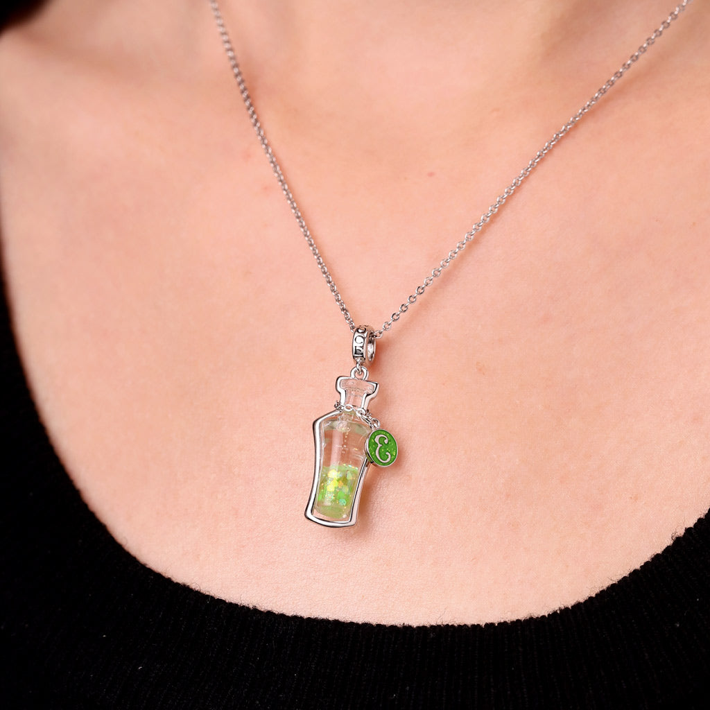 Gnoce Wicked Elphaba Glow-in-the-Dark Potion Pendant Dangle Charm_6