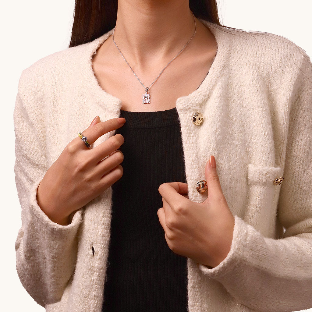 Gnoce Wicked Spellbinding Glinda Enchanted Pendant Dangle Charm_4