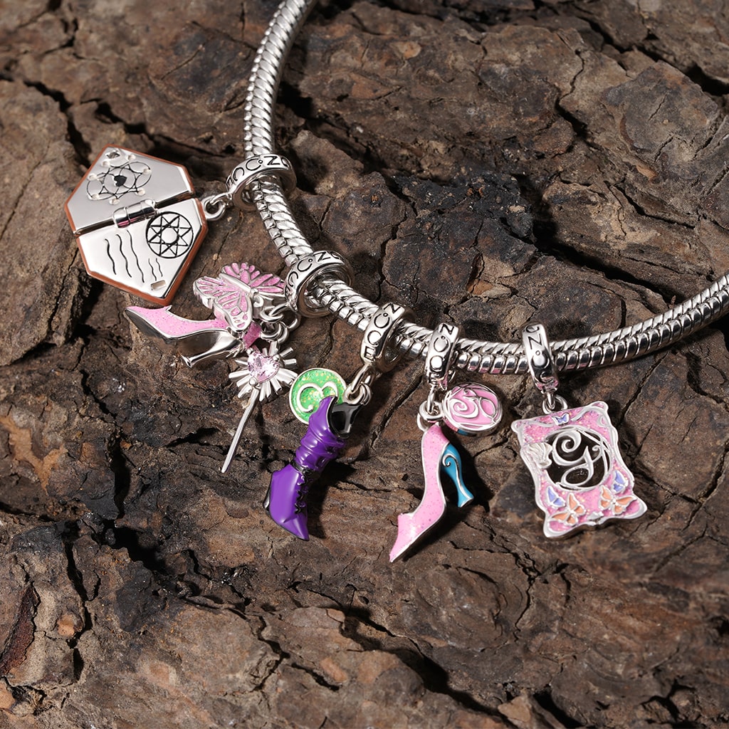 Gnoce Wicked Spellbinding Glinda Enchanted Pendant Dangle Charm_3