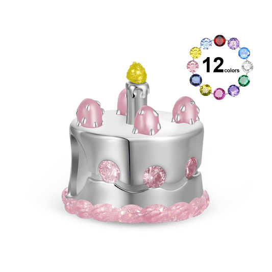 Gnoce Engravable Birthday Cake Candle Wishing Charm_1