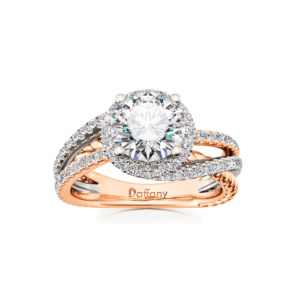 Fancy Round Cut Twisted Rope Crossover Engagement Ring_1