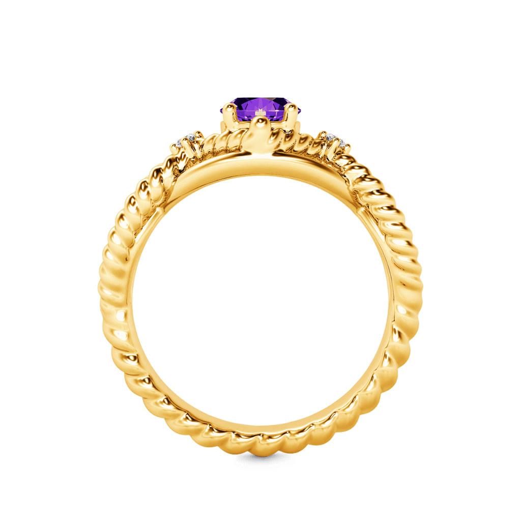 Gnoce Amethyst Crossover Ring_2