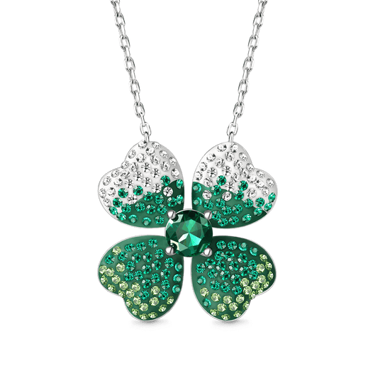 Gnoce Four Leaf Clover Pendant Necklace_1