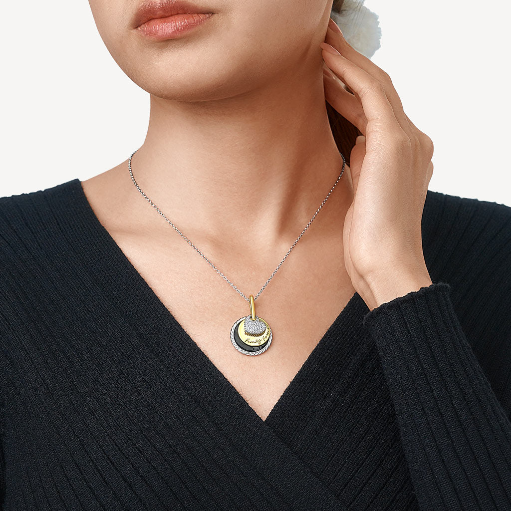 Gnoce Family Forever Pendant Necklace_5
