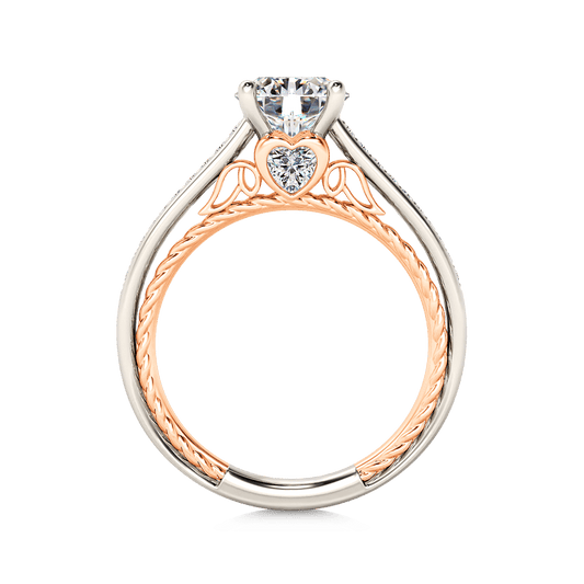 Gnoce Round Cut Cathedral Engagement Ring_1