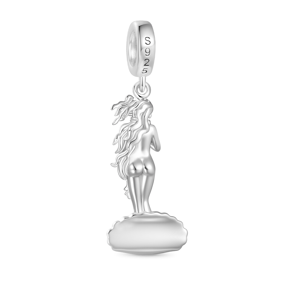 Gnoce Birth of Venus Charm Platinum-plated Silver Blend_2