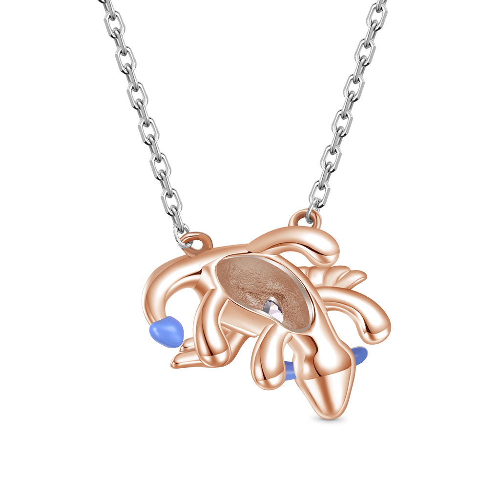 Gnoce Fun Persimmon Dragon Necklace Platinum-plated Silver Blend_2