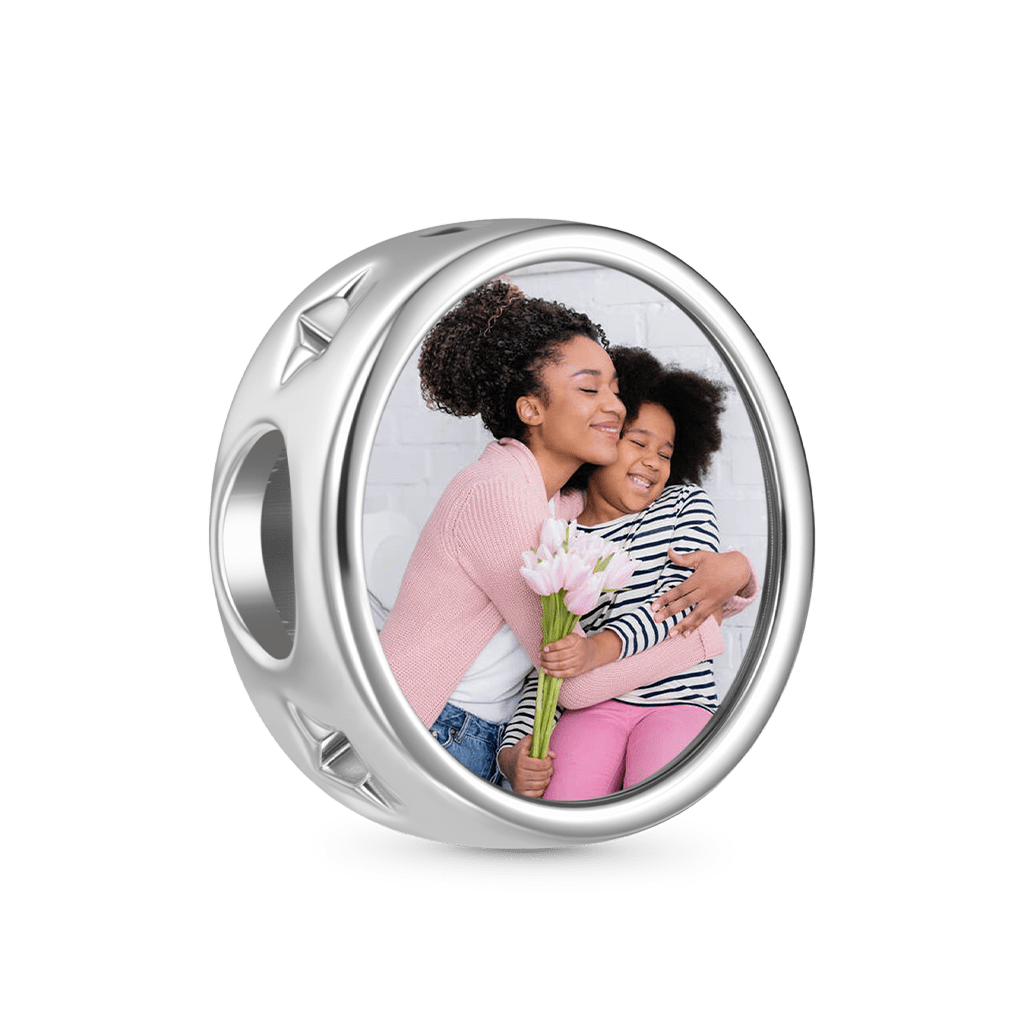 Gnoce HUG MUMMY Photo Charm Platinum-plated Silver Blend_2