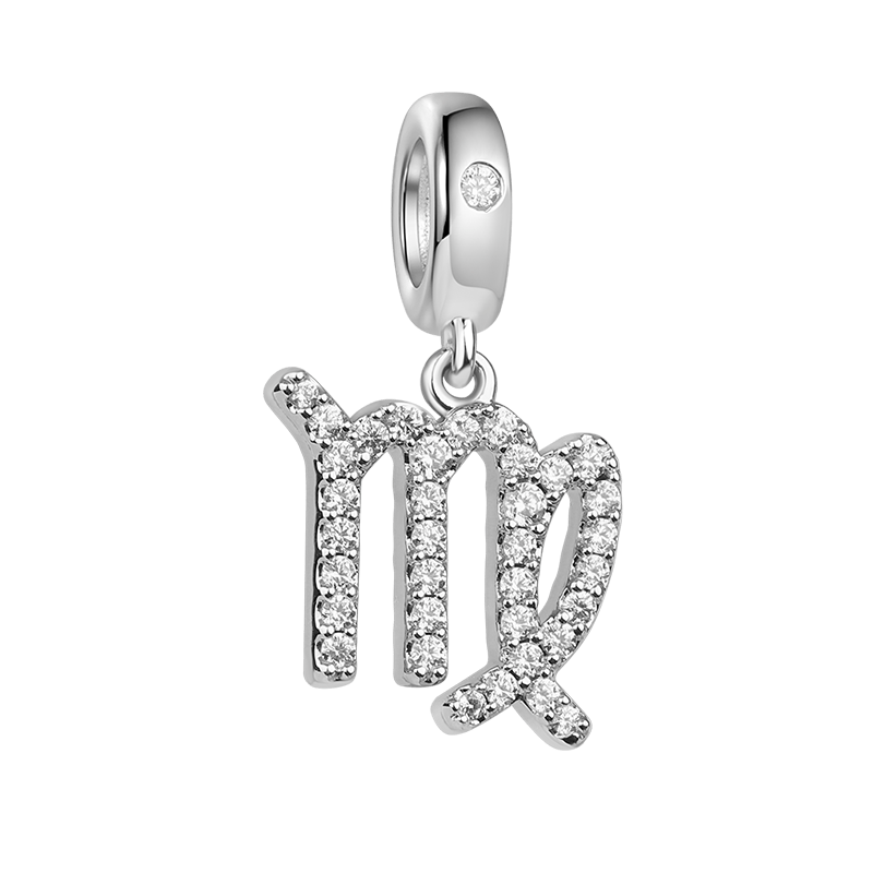 Gnoce "Under Lucky Stars" Charm constellation Bead Sterling Silver with Cz_1