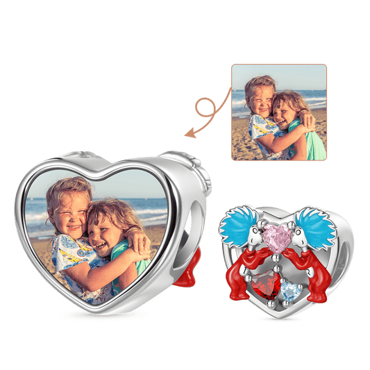 Gnoce The Cat in the Hat Thing 1 & Thing 2 Personalized Photo Charm_1