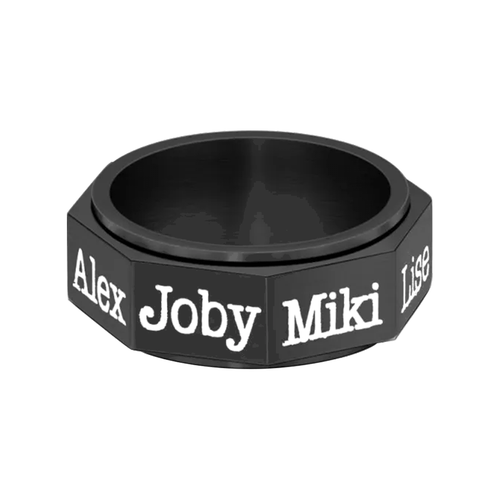 Gnoce Personalized Engravable Men Band Ring_1
