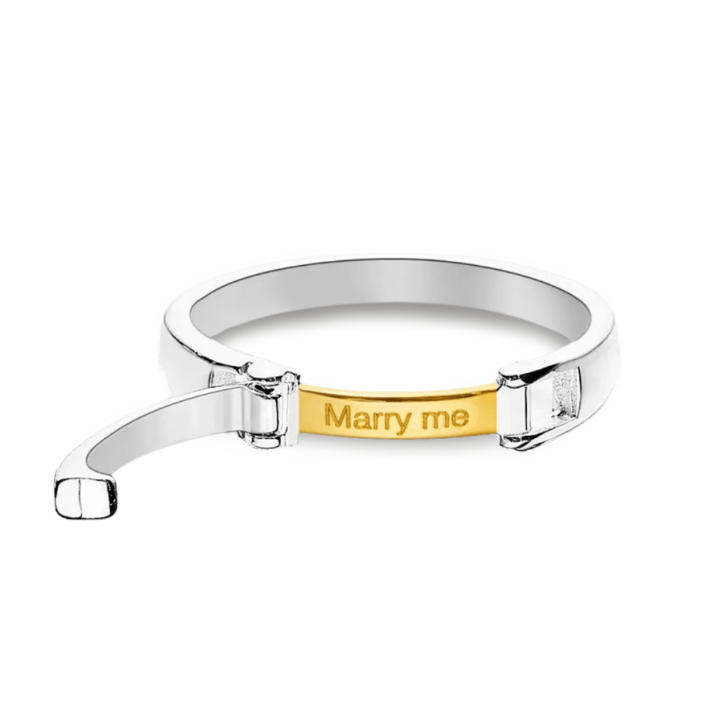 Gnoce Custom Engraved Buckle Men's Ring_1