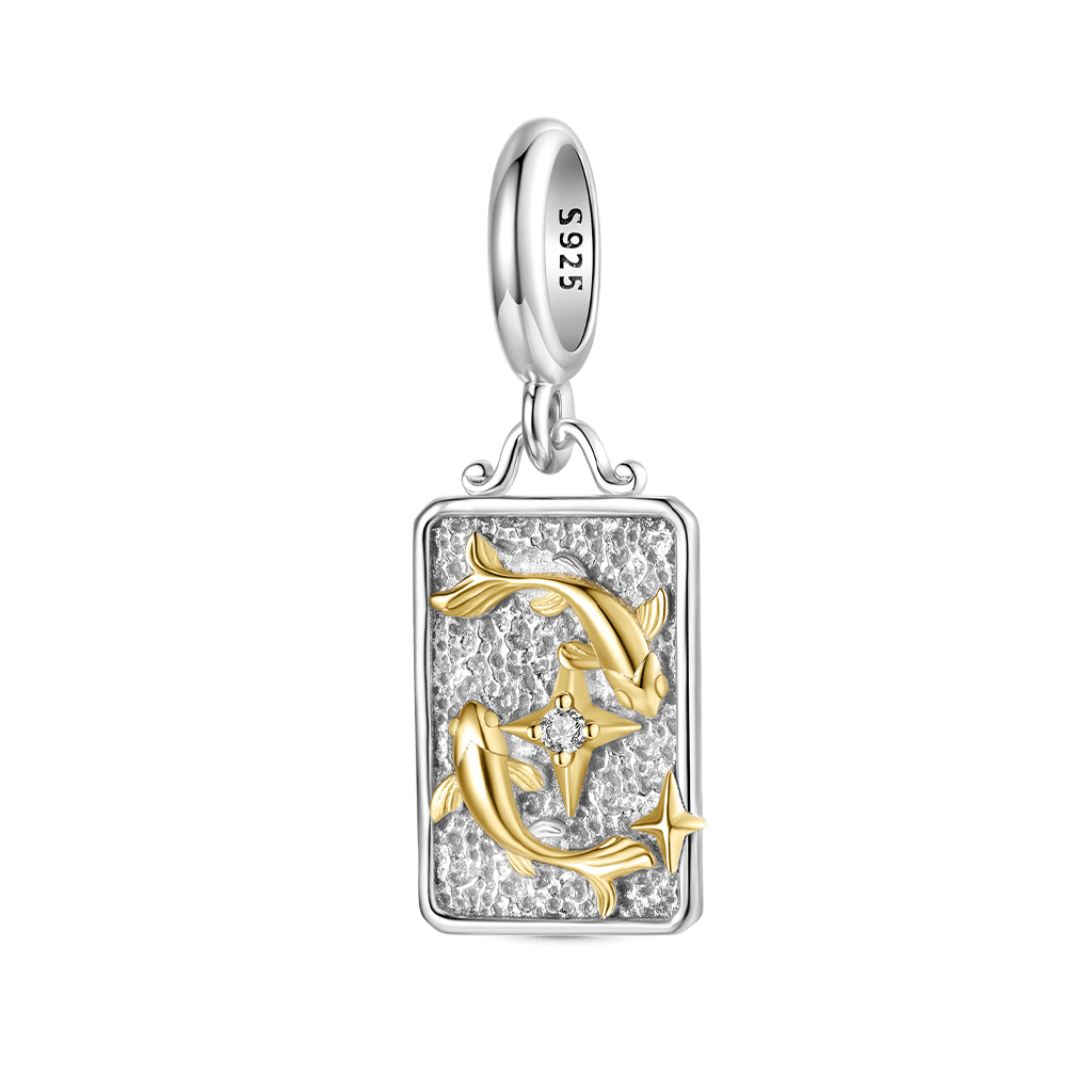 Gnoce Constellation Pisces Pendant Dangle Charm_1
