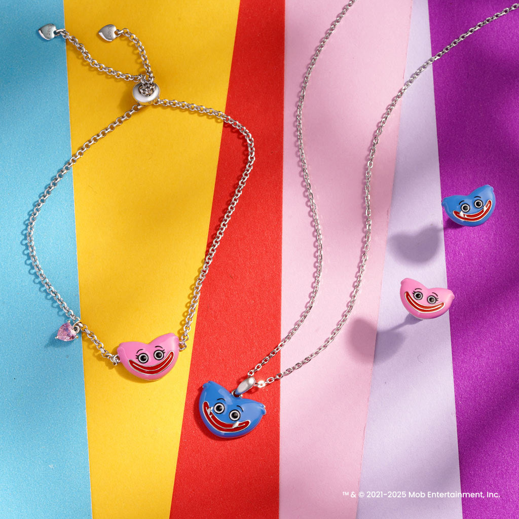 Gnoce Poppy Playtime Huggy Wuggy & Kissy Missy Stud Earrings_3
