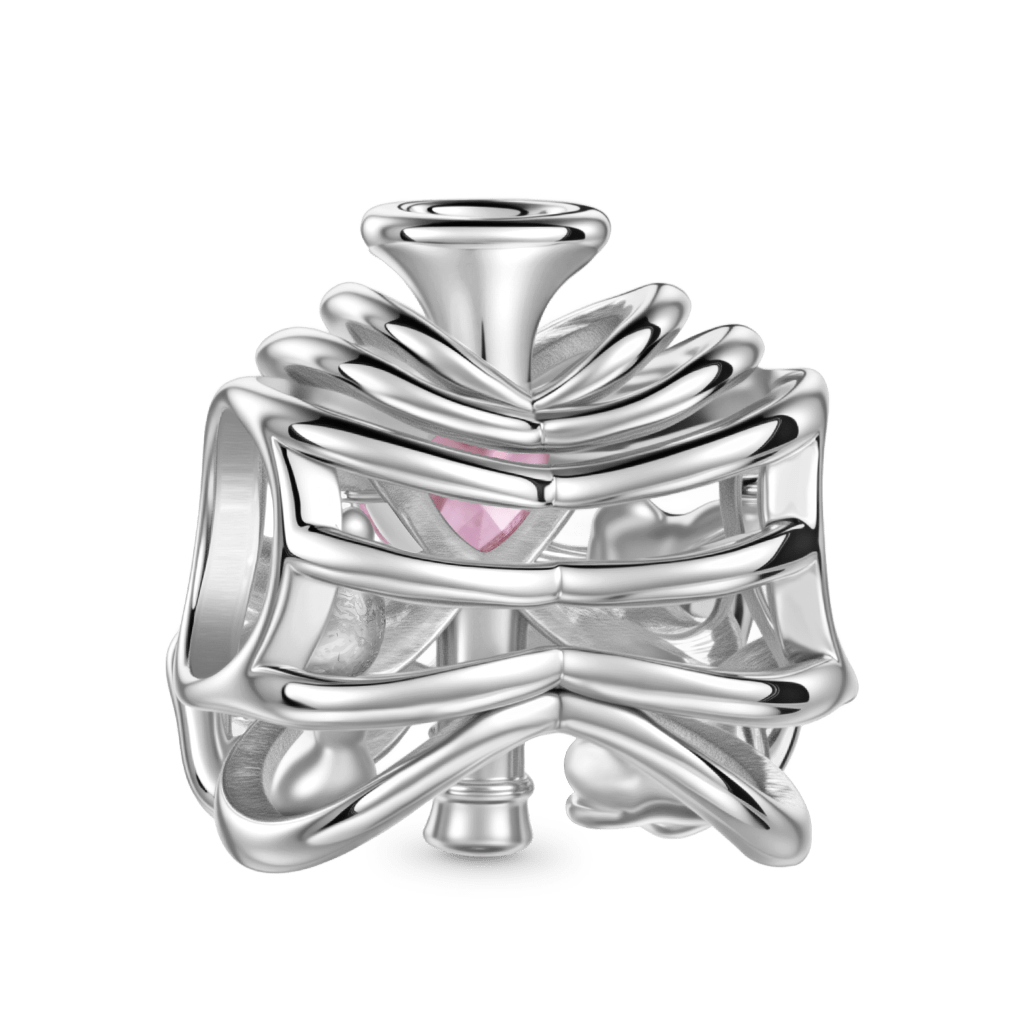 Gnoce Healing Heartache Cat Charm Platinum-plated Silver Blend_5