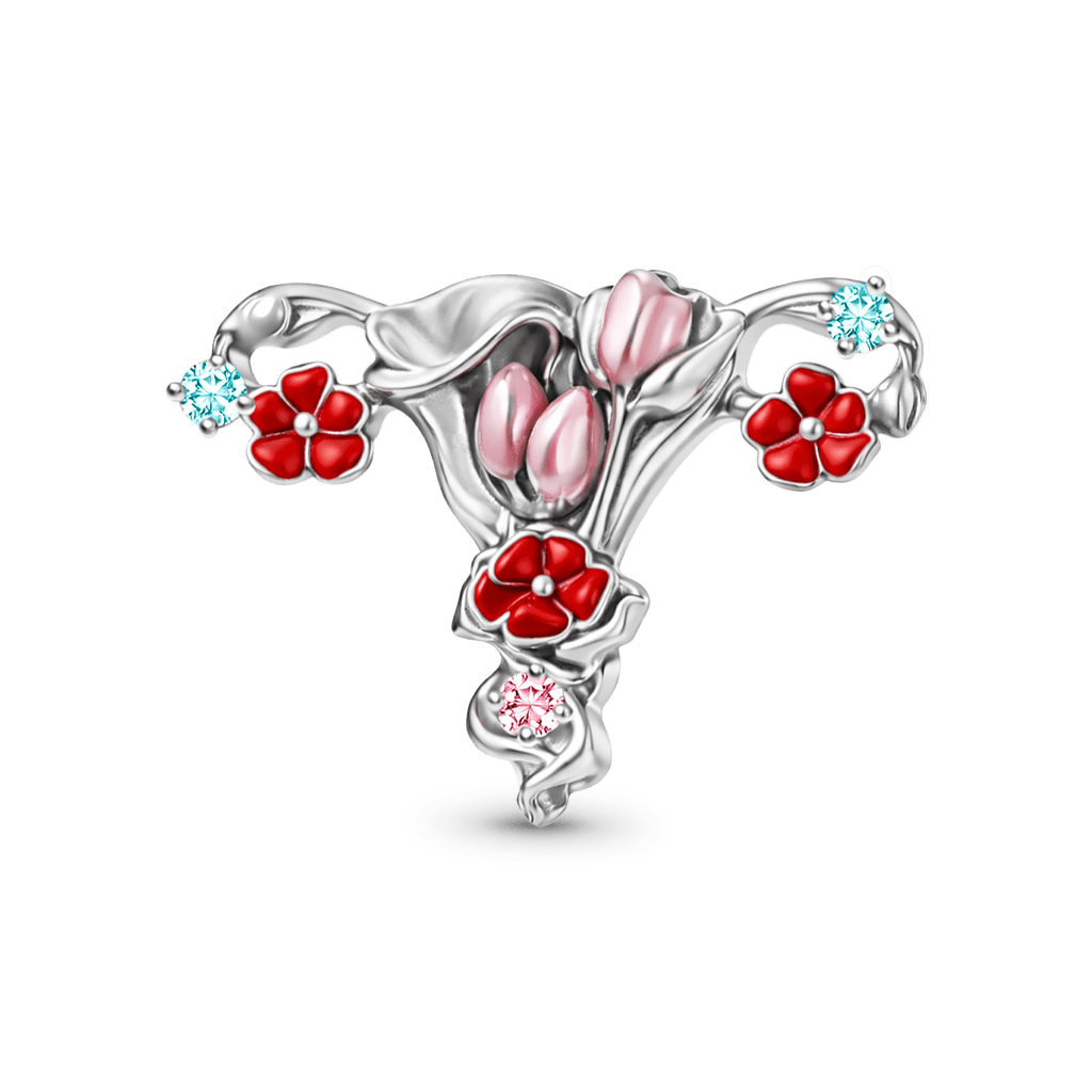 Gnoce Floral Uterus Charm_1