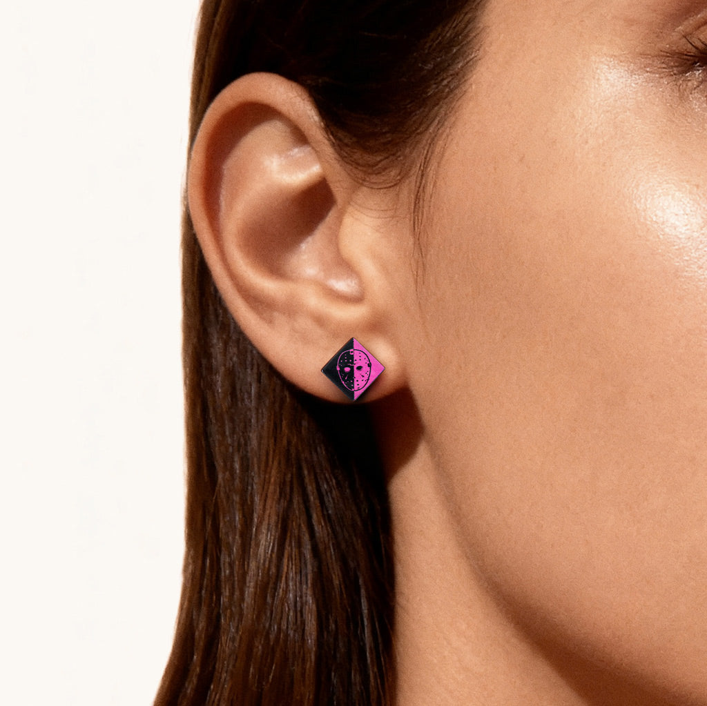 Gnoce Friday the 13th Stud Earrings_3