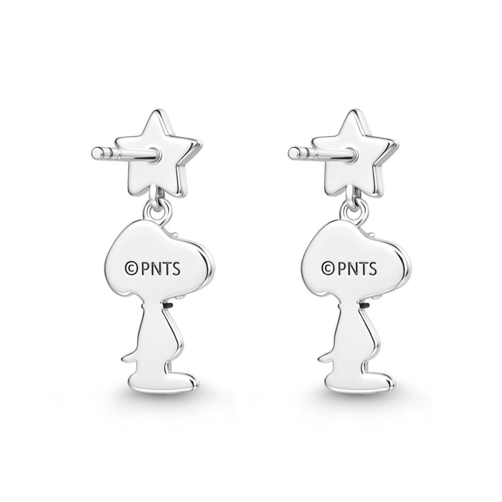 Gnoce Peanuts Snoopy Star Drop Earrings_4