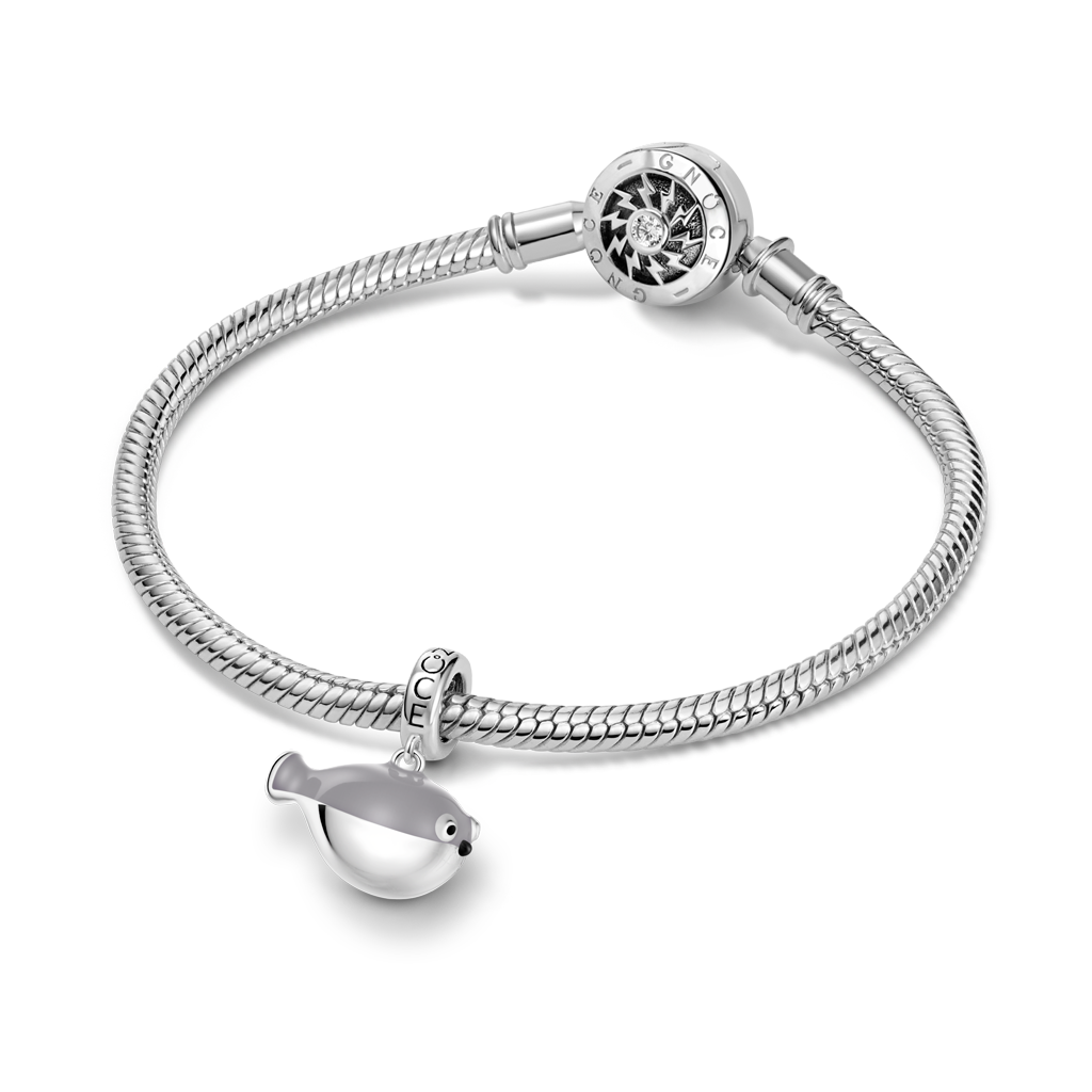 Gnoce Sacabambaspis Charm Platinum-plated Silver Blend_3