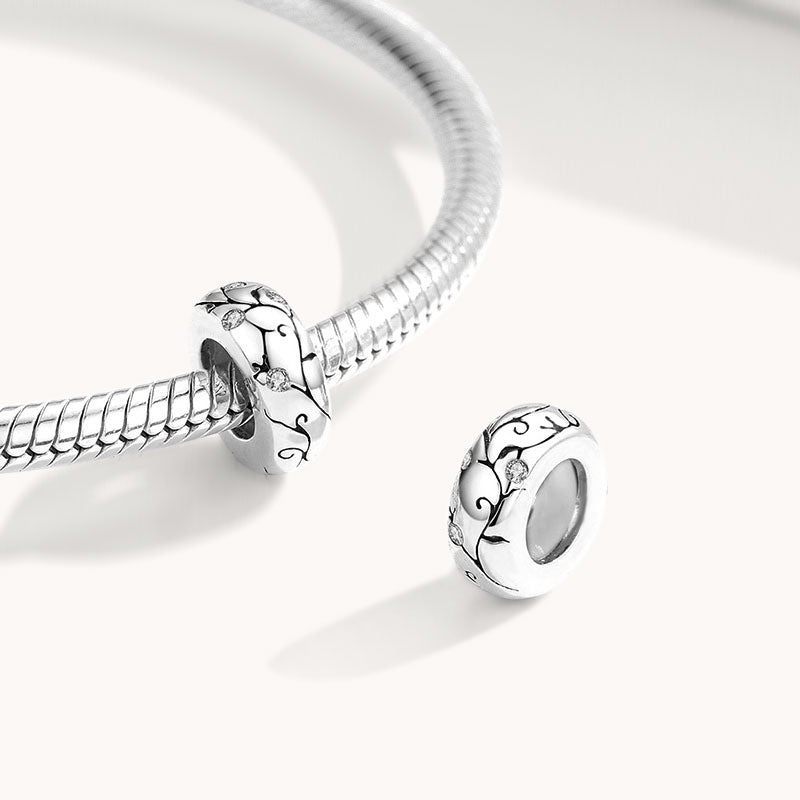 Vantage Pattern Stopper for Charm Bracelets 925 Sterling Silver_2