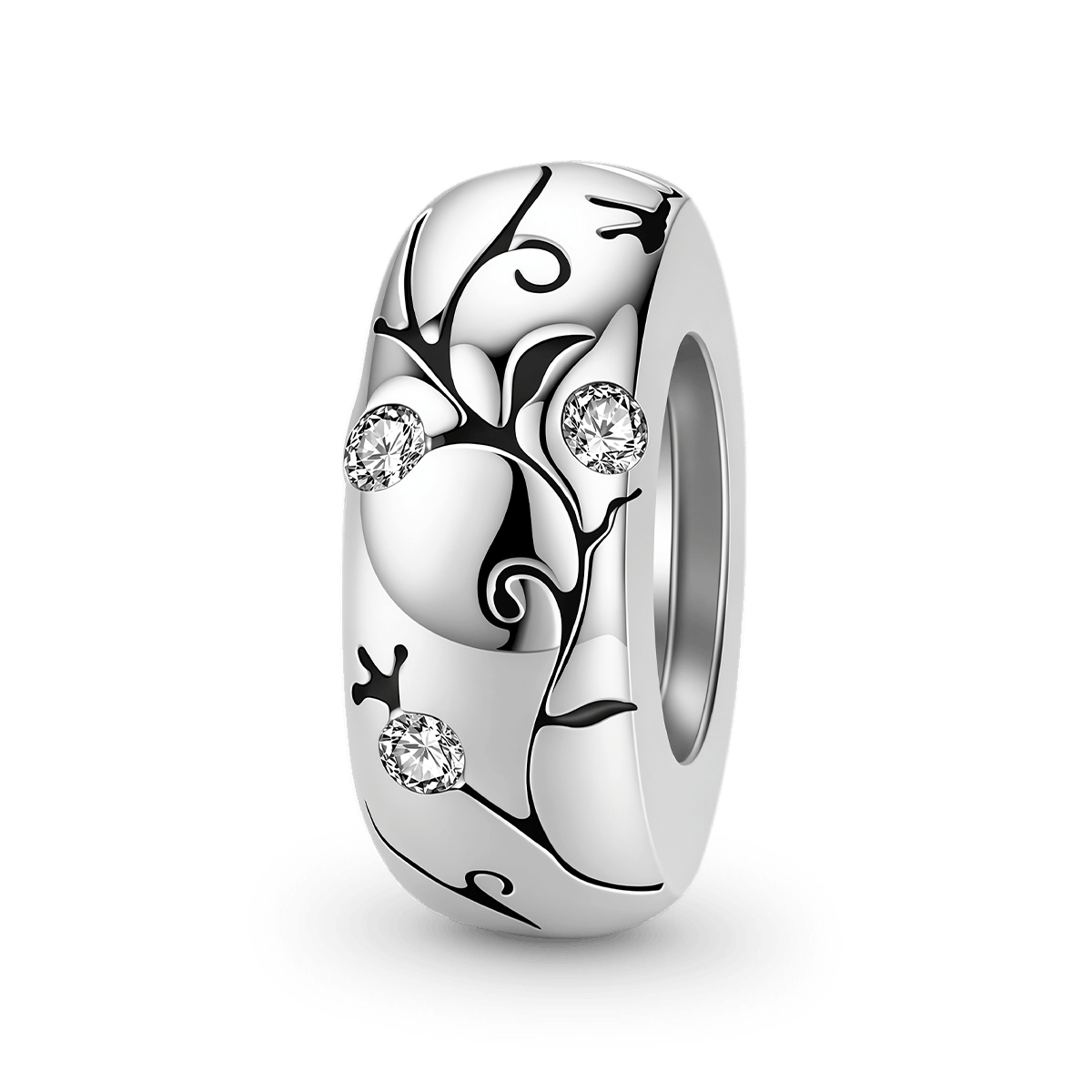 Vantage Pattern Stopper for Charm Bracelets 925 Sterling Silver_1