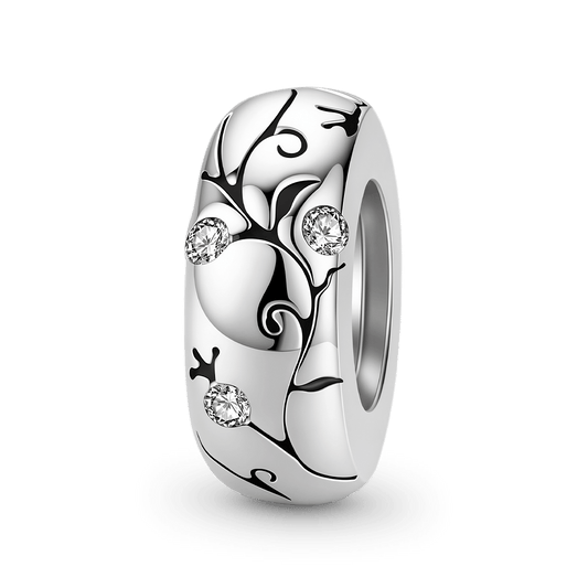 Vantage Pattern Stopper for Charm Bracelets 925 Sterling Silver_1