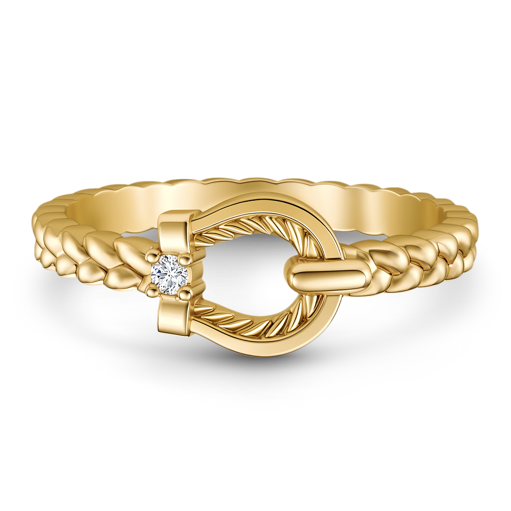 Gnoce Braided Horseshoe Ring_5