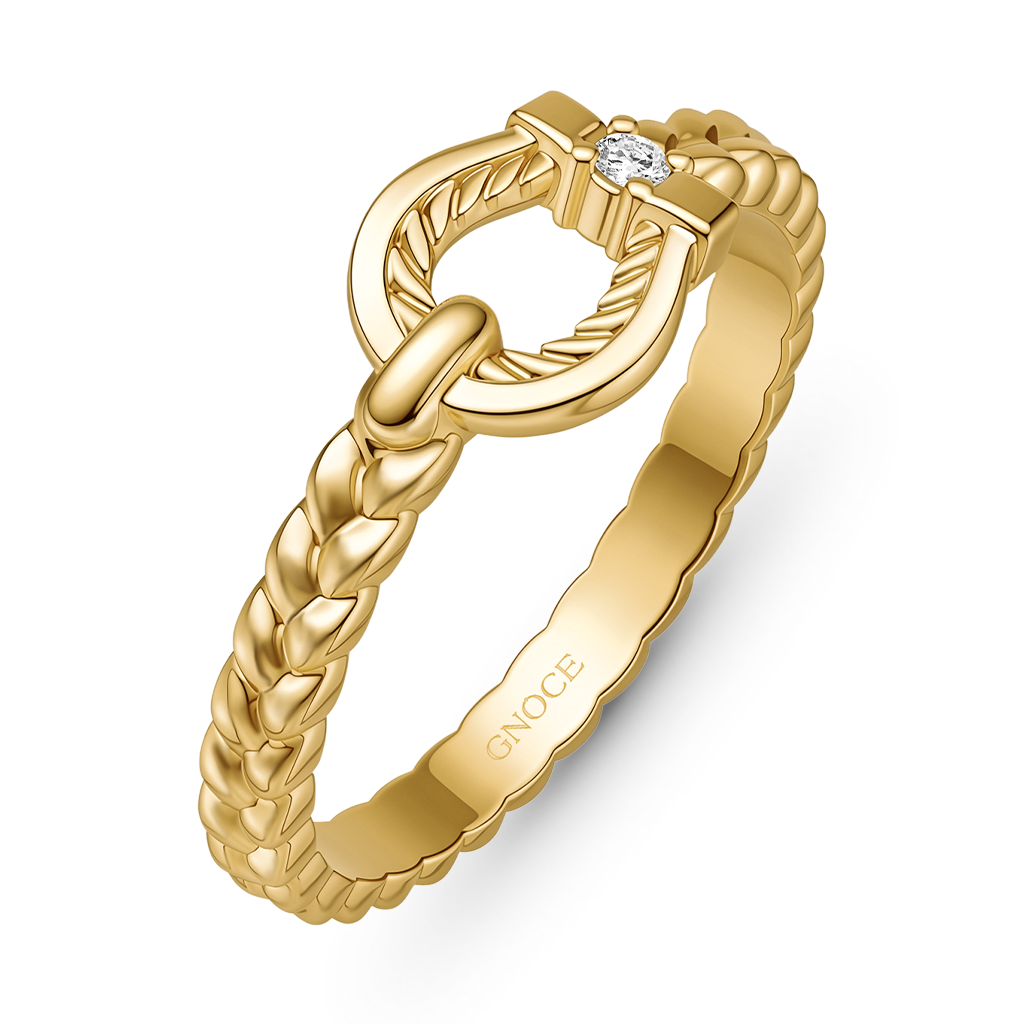 Gnoce Braided Horseshoe Ring_4