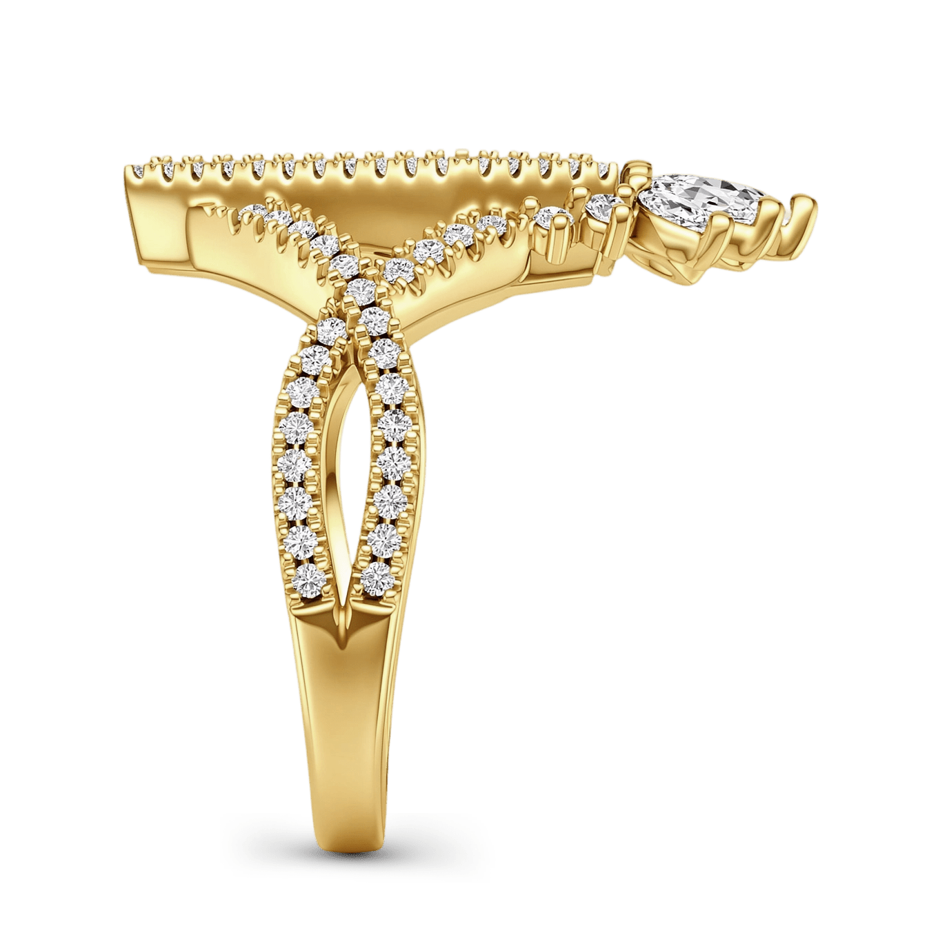 Gnoce Coffin Skeleton Dancers Crown Ring_5