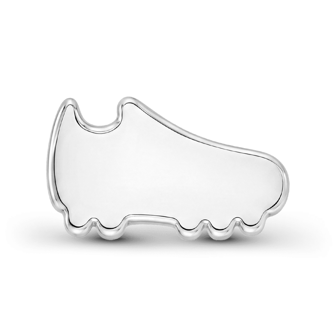 Gnoce Soccer  Sneakers Charm Platinum-plated Silver Blend_6