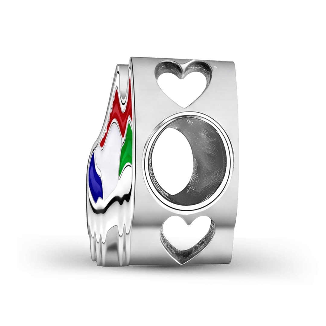 Gnoce Soccer  Sneakers Charm Platinum-plated Silver Blend_5