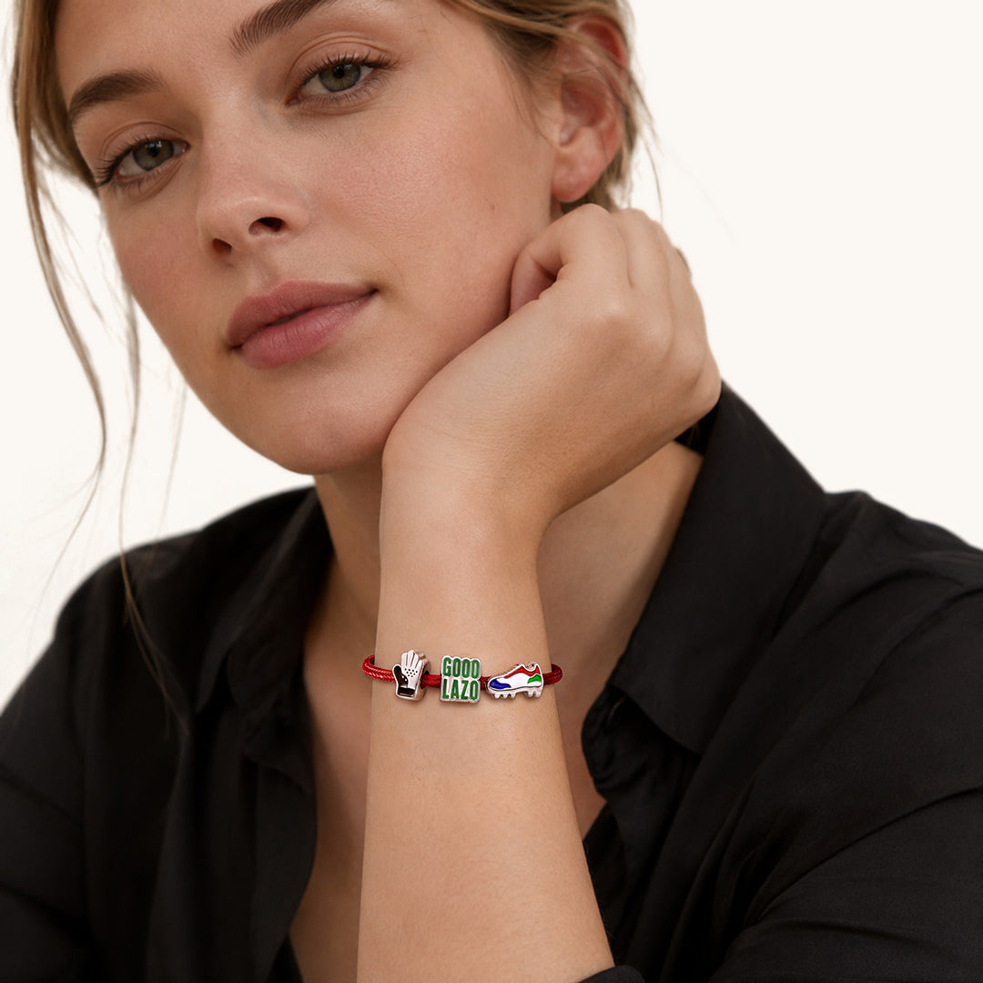 Gnoce Soccer  Sneakers Charm Platinum-plated Silver Blend_4