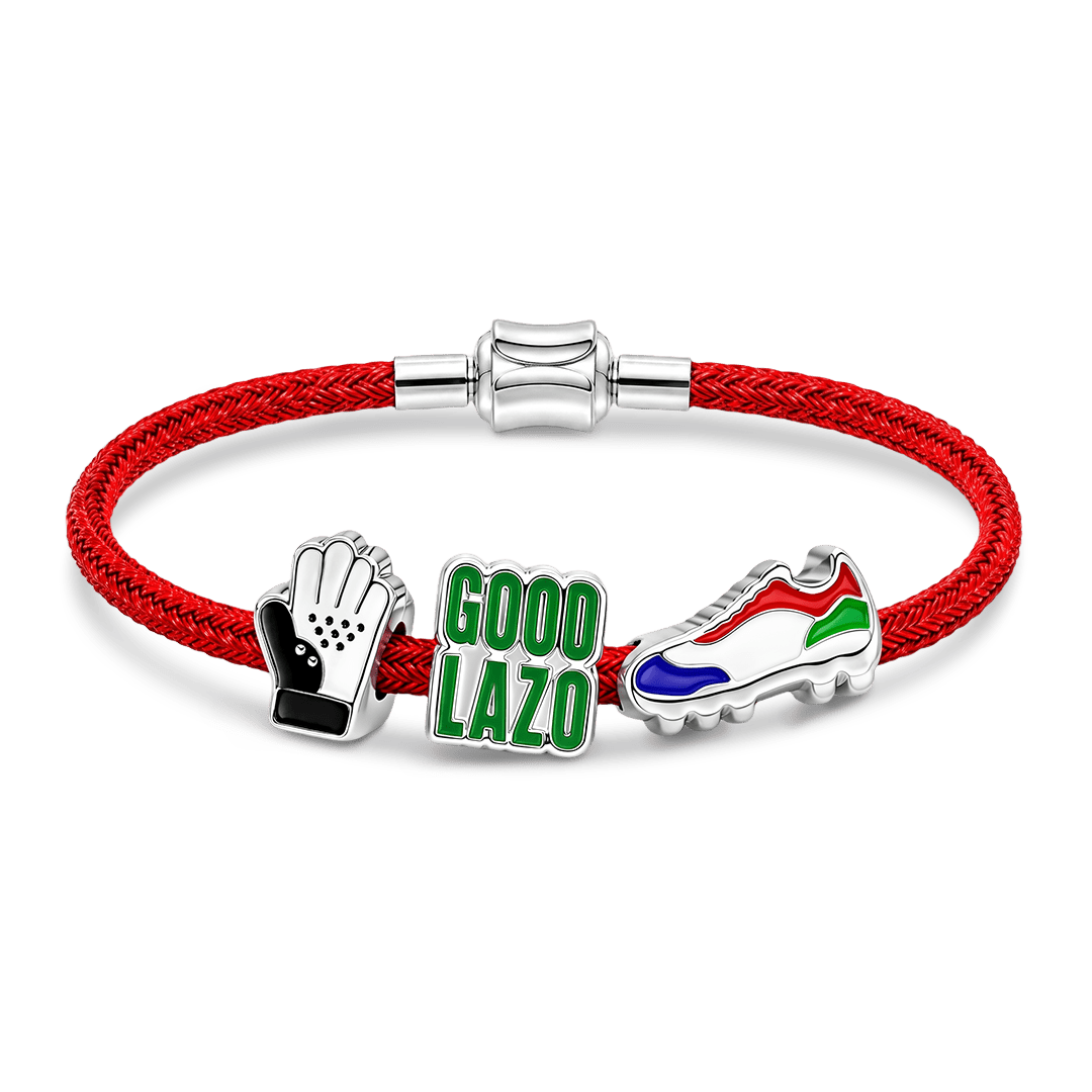 Gnoce Soccer  GOOLAZO Charm Platinum-plated Silver Blend_3