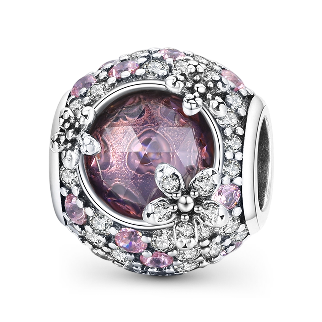 Gnoce Romantic Japanese Cherry Blossoms Beads 925 Sterling Silver_1