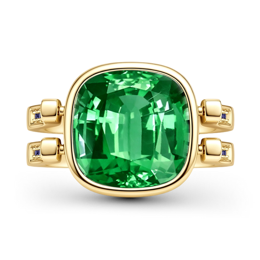 Gnoce Vintage Spinning Emerald Ring_1