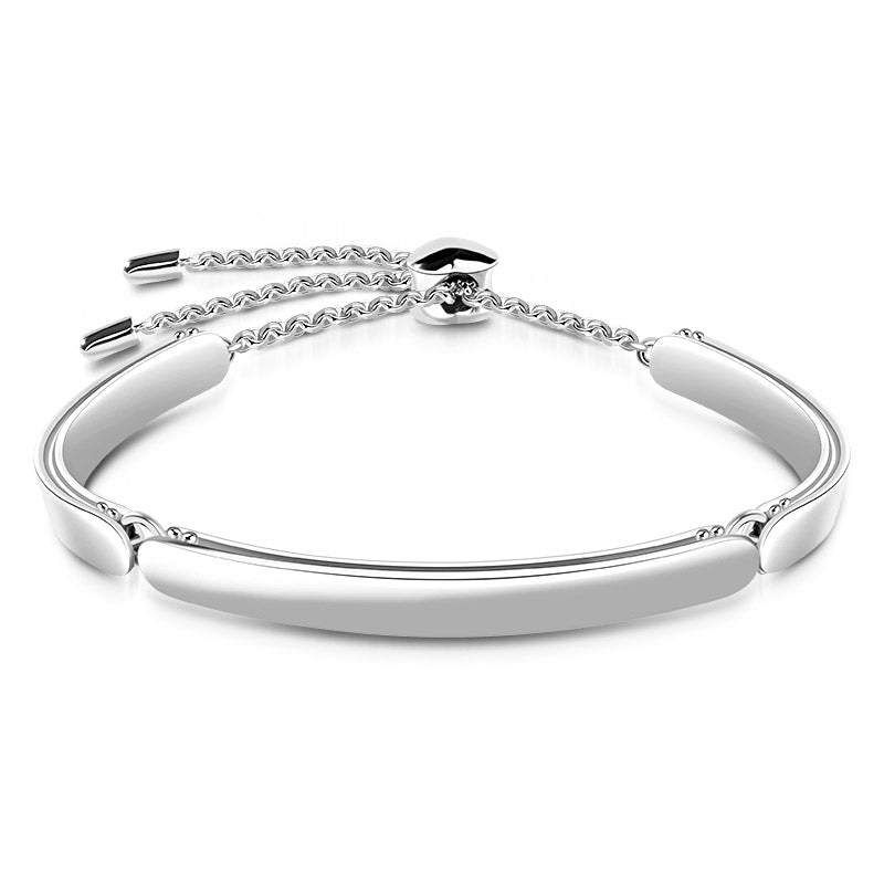 Gnoce "Always & Forever" Engravable Bracelets for Women 925 Sterling Silver_2